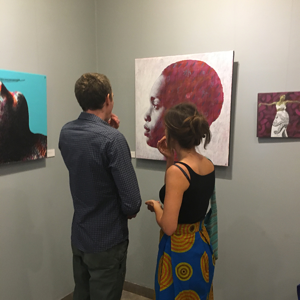 exhibition at Alliance Française Banuj, Gambia 2018