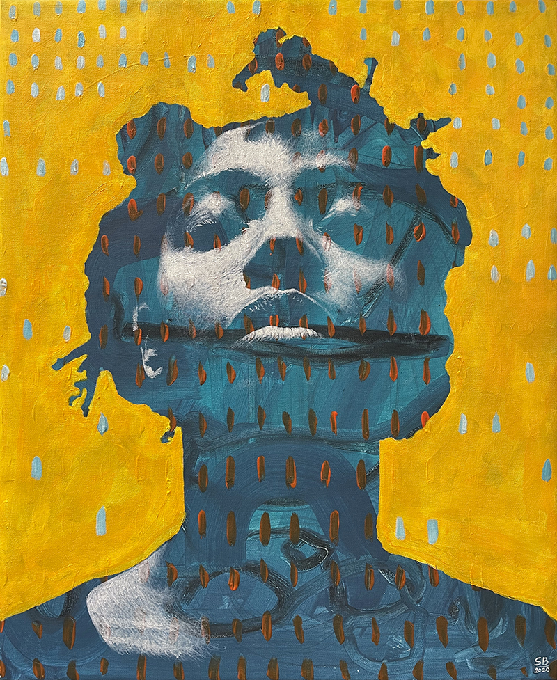 "A dream III" acrylic painting on canvas 78x60cm / december 2020