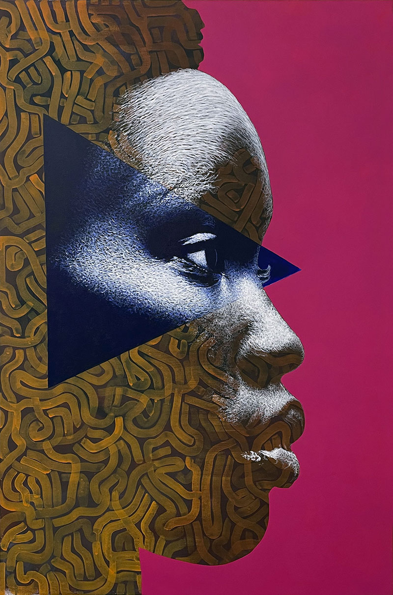 "Futura" acrylic painting on canvas 60x92cm / may 2021