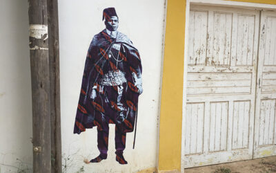 Portrait du boxeur Jean Amalhou / Dakar, Sénégal