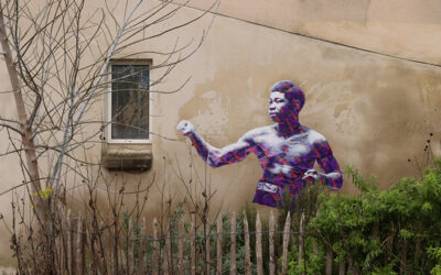 Portrait de Battling Siki (Amadou Fall),Boxeur du Sénégal / Nantes, France