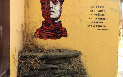 Homme au turban au fond rouge / Rennes, France