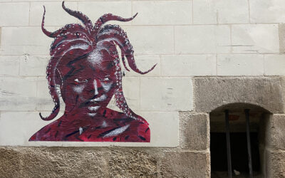 OctopusGirl, Femme Africaine au fond rouge / Nantes, France