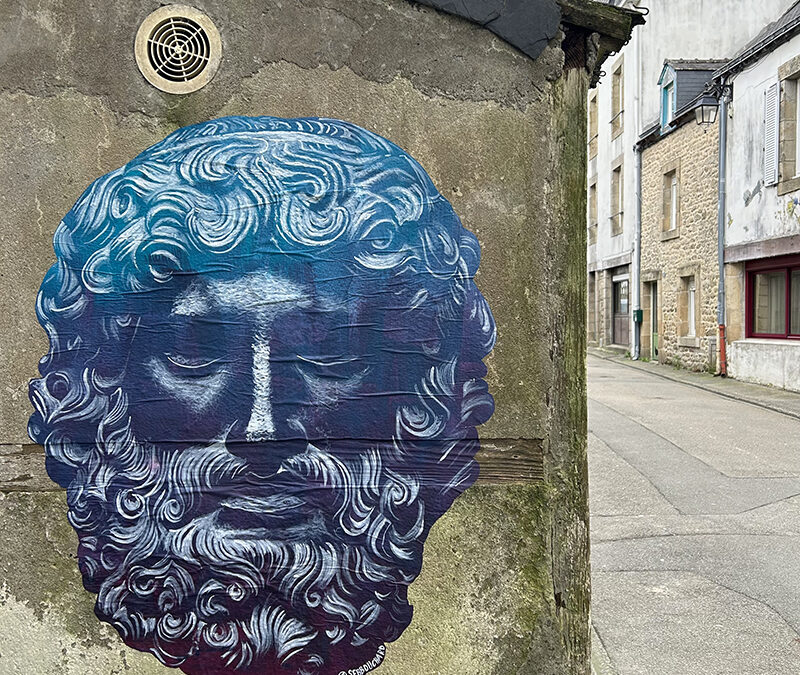 Tête de Poseidon / Auray, France