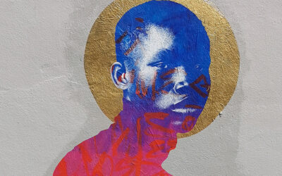 Jeune homme Africain auréolé / Lisbonne, Portugal