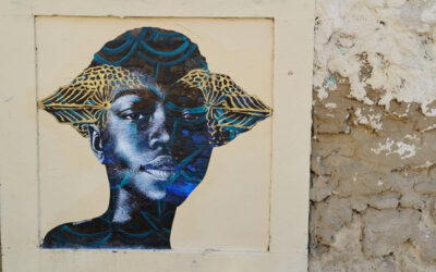 Femme Africaine à la chevelure ornementale / Lisbonne, Portugal