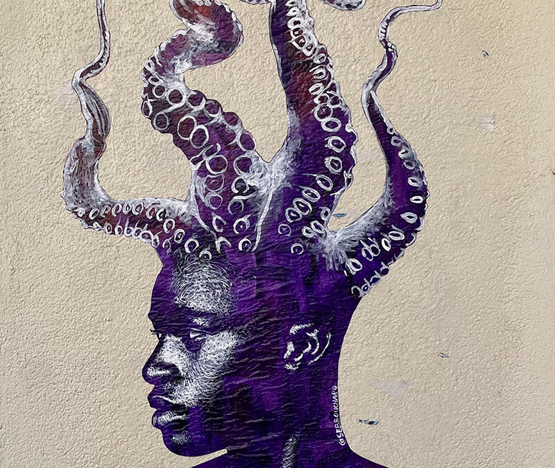 OctopusBoy, homme africain à la chevelure pieuvre