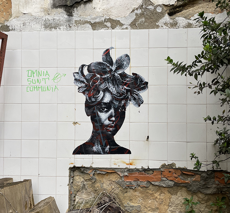 Lost Statements, Femme à la chevelure fleurie / Lisbonne, Portugal