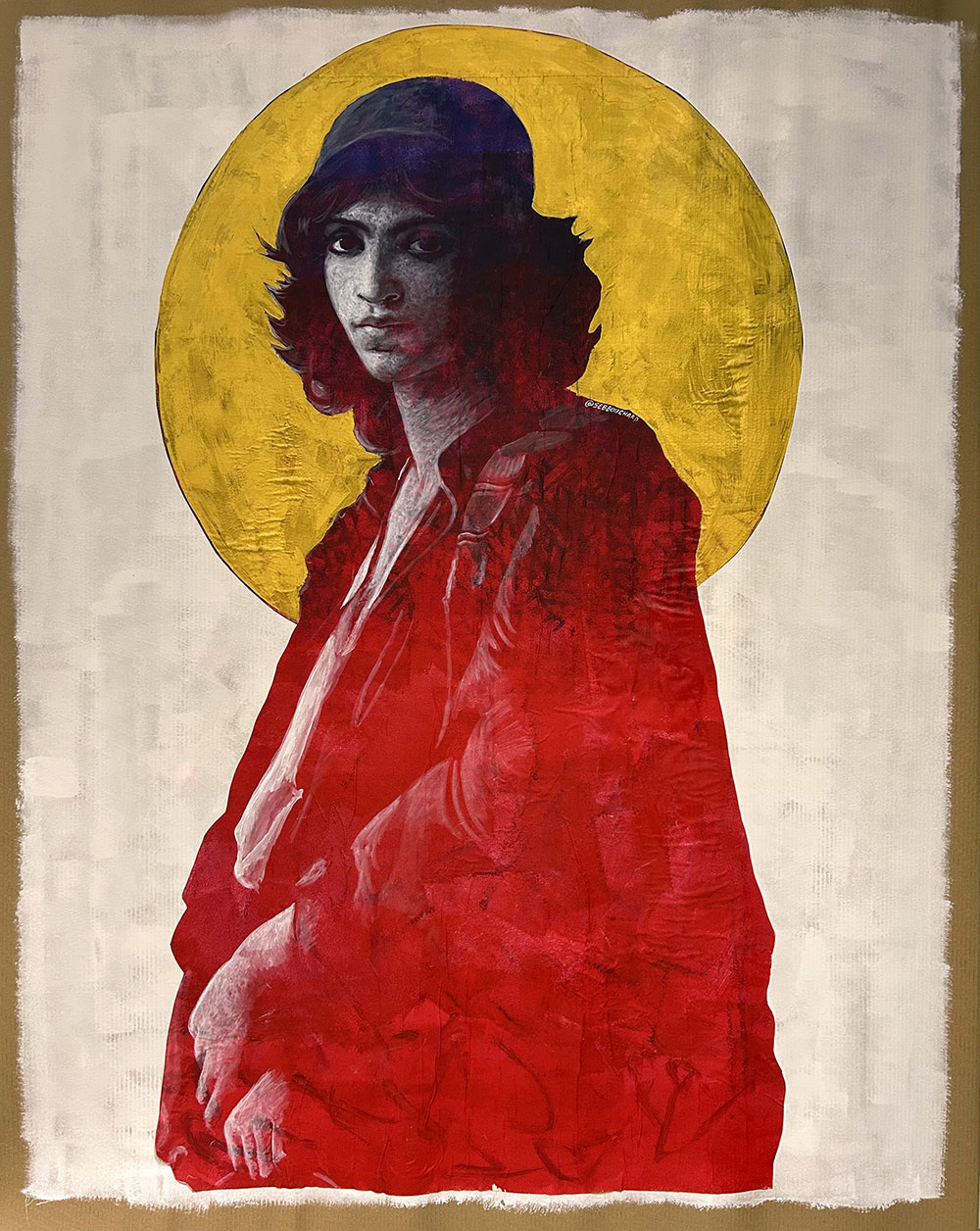 Jeune Bohémien Serbe | Peinture