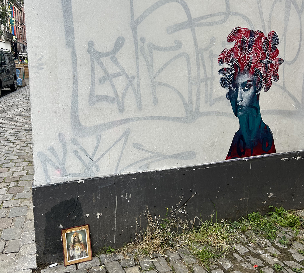 Femme à la chevelure Umbilicus rupestris / Bruxelles, Belgique – 2026